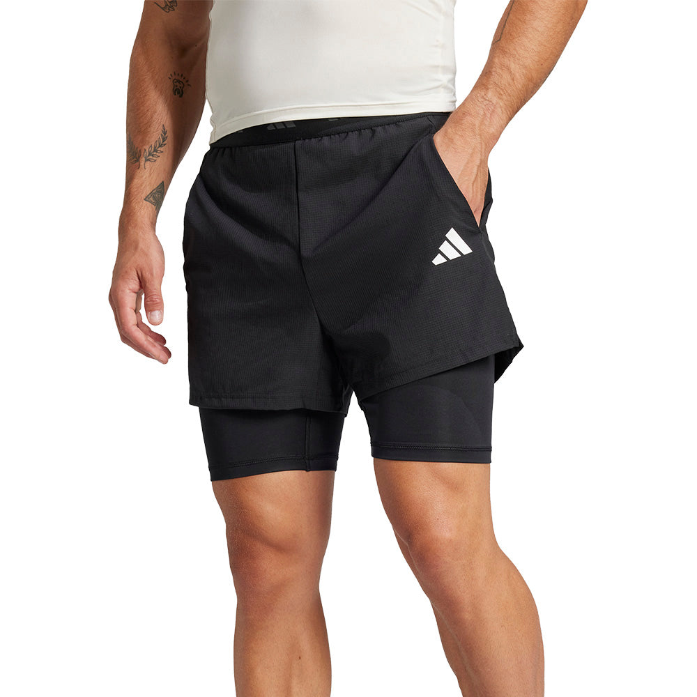 ADIDAS Gym+ 2-in-1 กางเกงออกกำลังกายขาสั้นผู้ชาย