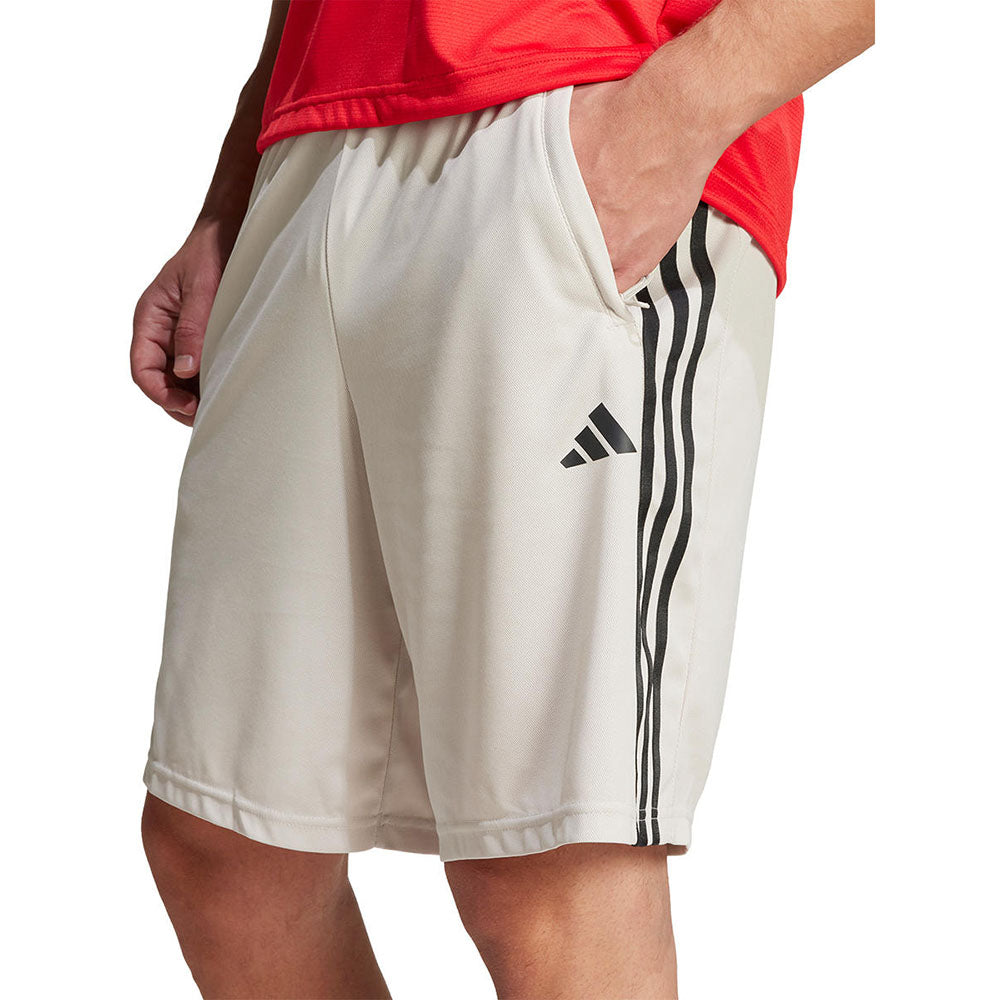ADIDAS Train Essentials Piqué 3-Stripes กางเกงออกกำลังกายขาสั้นผู้ชาย
