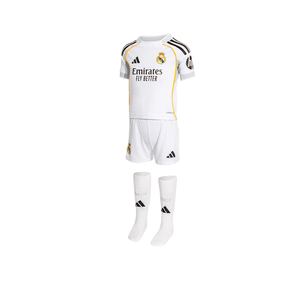 ADIDAS Kids Real Madrid Home 2025/26 Jersey Set