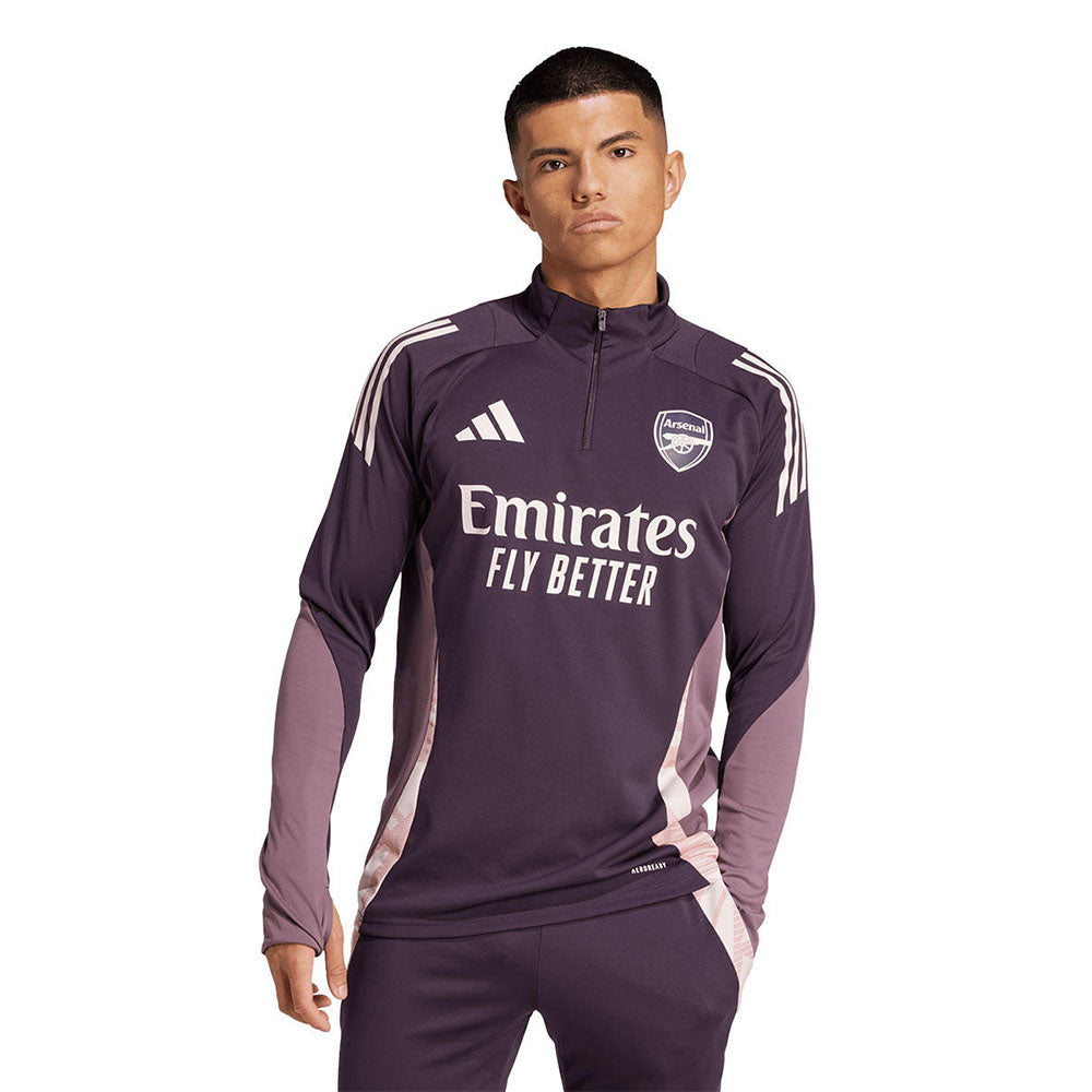 ADIDAS เสื้อแข่งผู้ชายแขนยาวทีมอาร์เซนอล ชุดฝึกซ้อม ฤดูกาล 2024