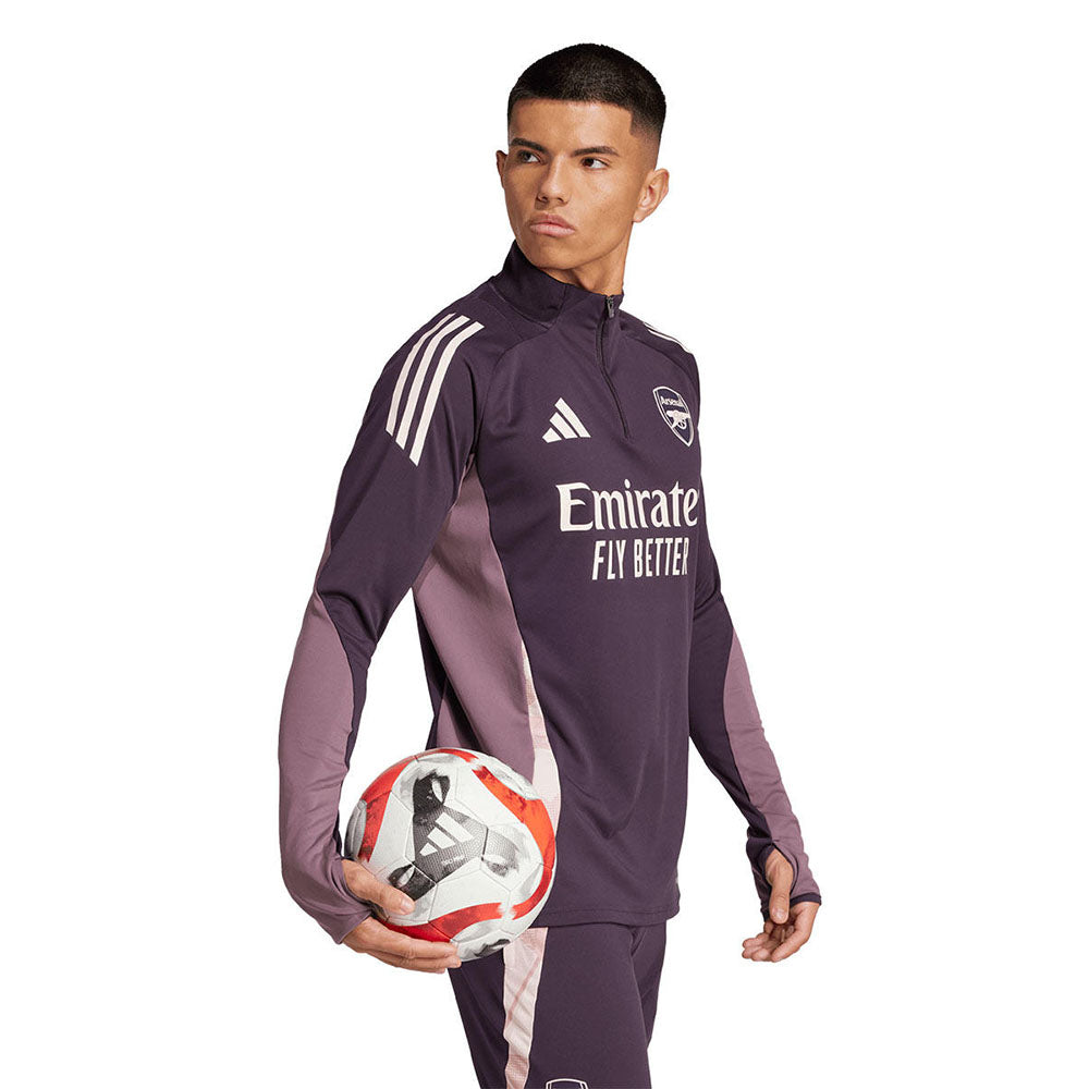ADIDAS เสื้อแข่งผู้ชายแขนยาวทีมอาร์เซนอล ชุดฝึกซ้อม ฤดูกาล 2024