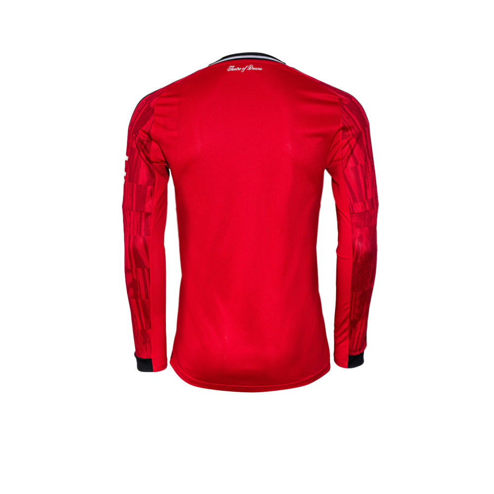 ADIDAS เสื้อแข่งผู้ชายแขนยาวทีมแมนเชสเตอร์ ยูไนเต็ด ชุดเหย้า ฤดูกาล 2025/26