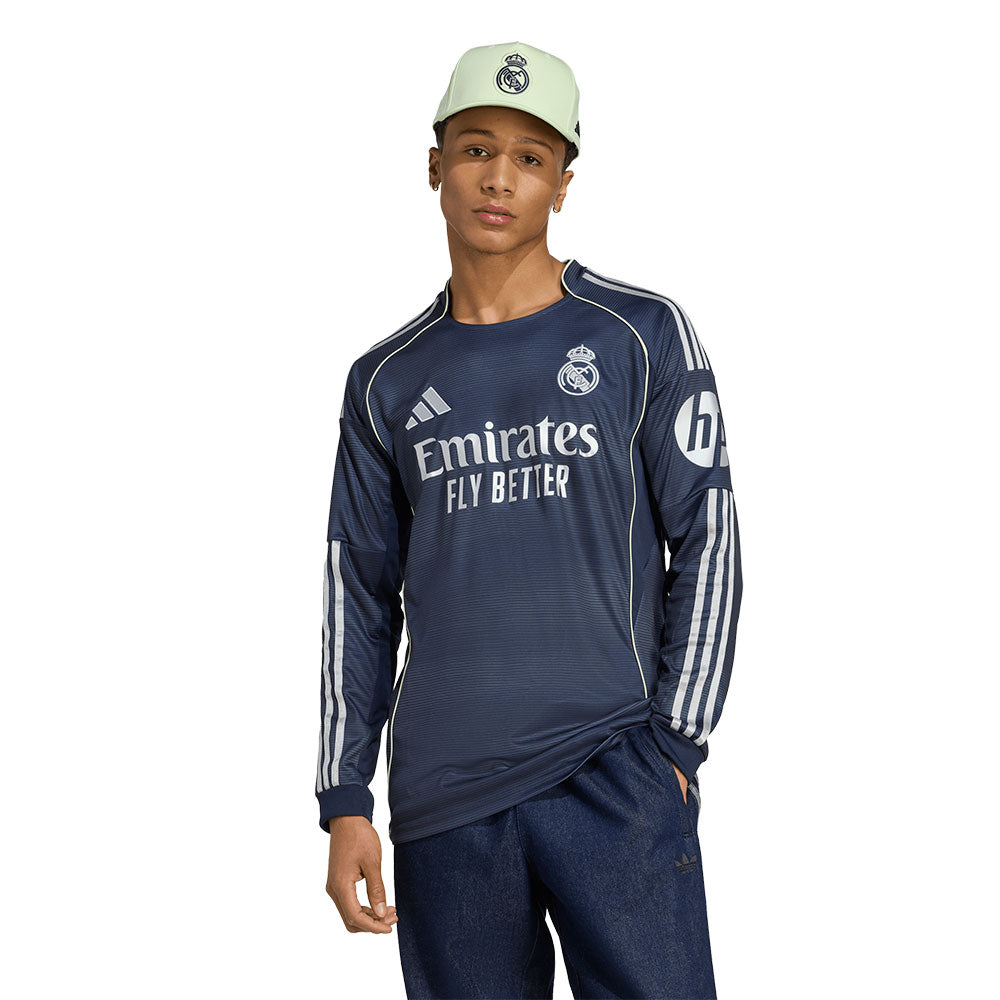 ADIDAS Men's Real Madrid Away 2025/26 Long Sleeve Jersey