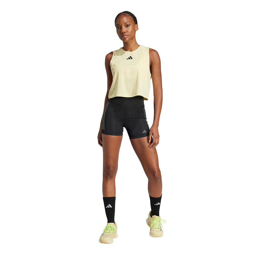 ADIDAS Optime 3-Stripes 1/4 กางเกงเลกกิ้งออกกำลังกายผู้หญิง