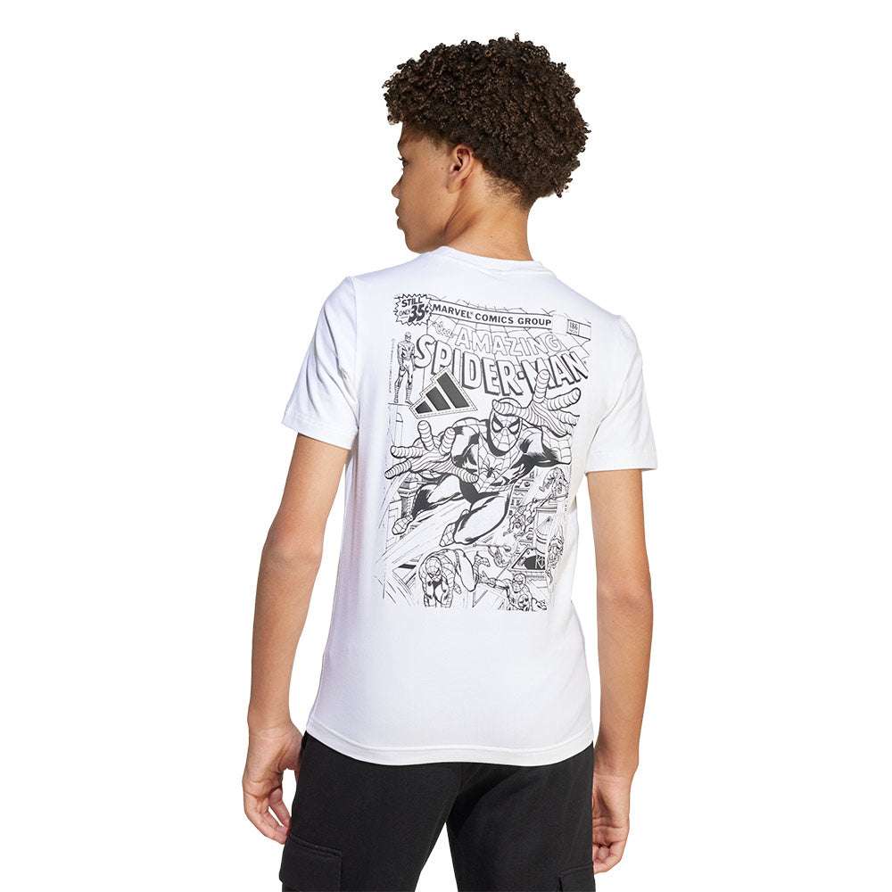 ADIDAS Marvel Spider-Man Graphics เสื้อยืดเด็ก