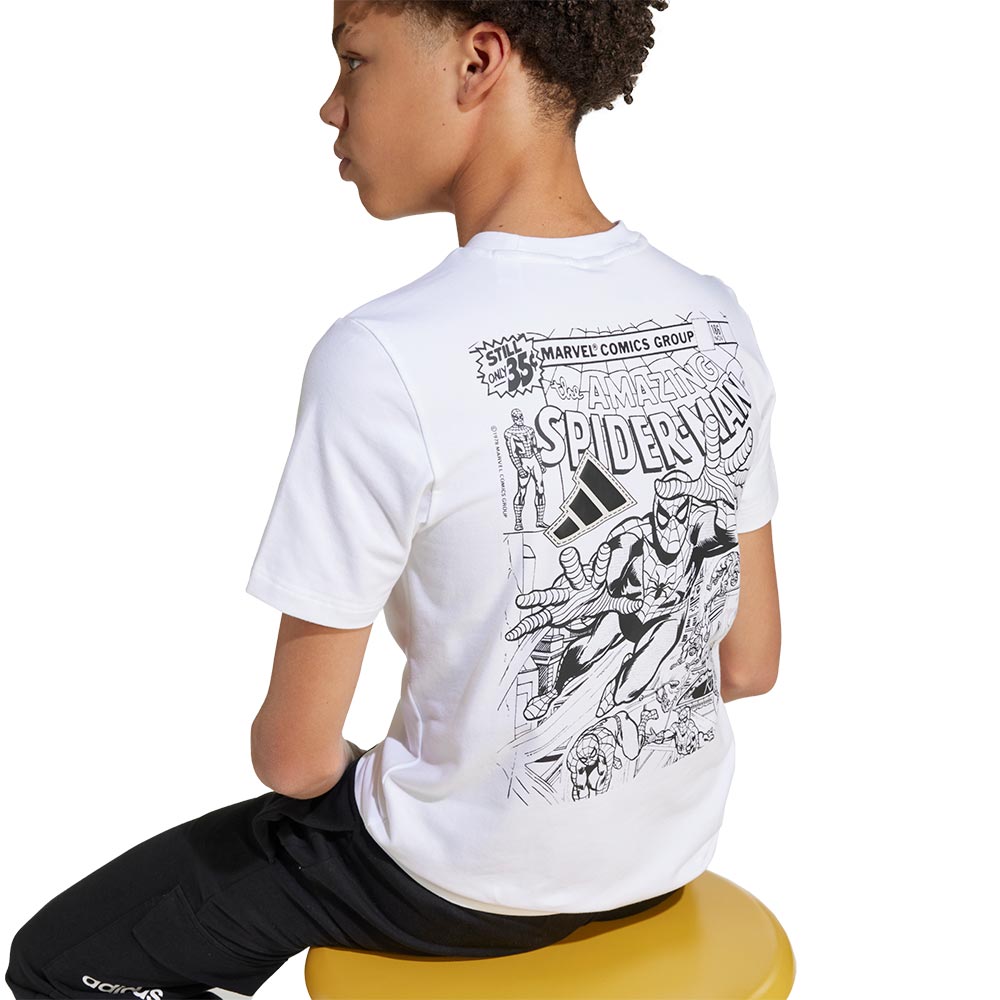 ADIDAS Marvel Spider-Man Graphics เสื้อยืดเด็ก