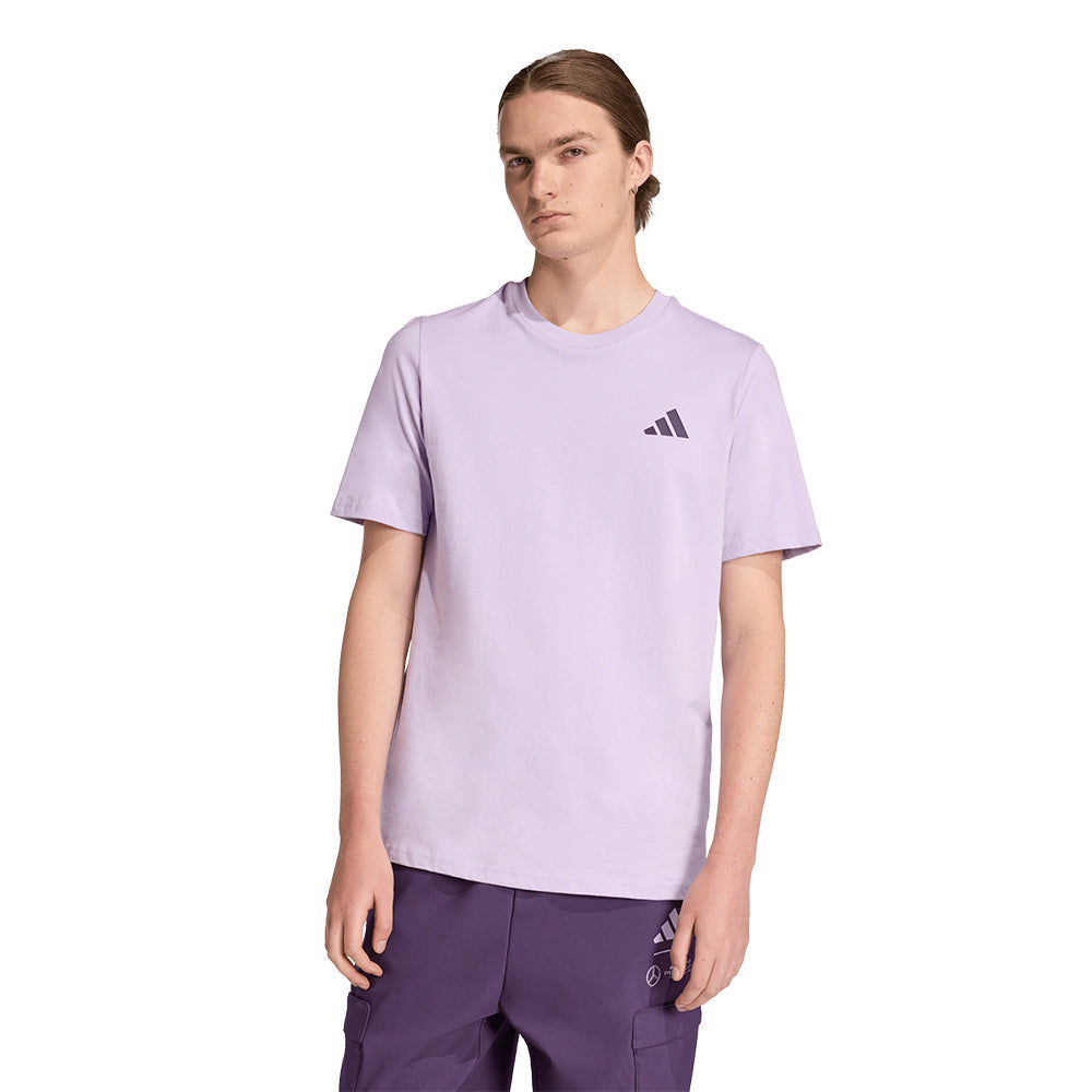 ADIDAS Mercedes - AMG Petronas Formula One Team Premium Woven Graphic เสื้อยืดผู้ชาย