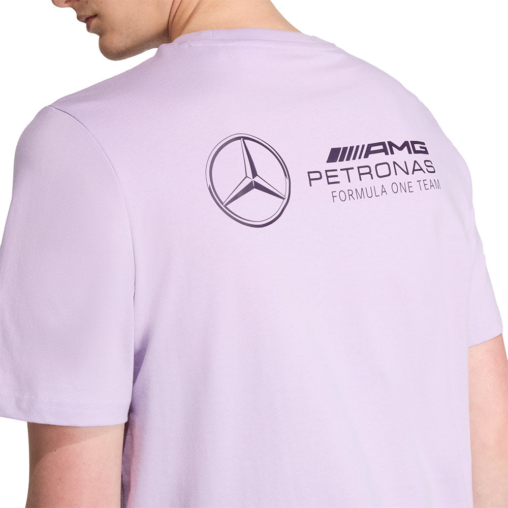 ADIDAS Mercedes - AMG Petronas Formula One Team Premium Woven Graphic เสื้อยืดผู้ชาย