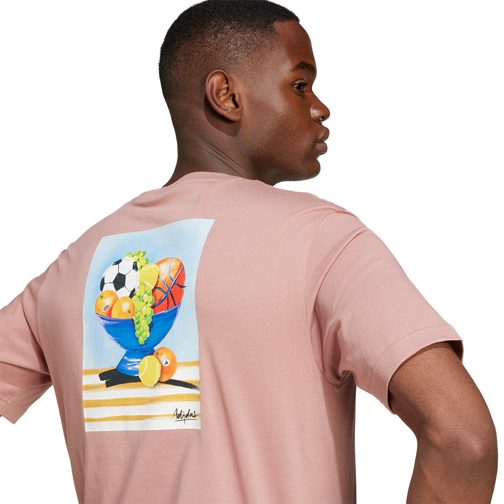 ADIDAS Lounge Still Life Bowl Graphic Men's T-Shirt