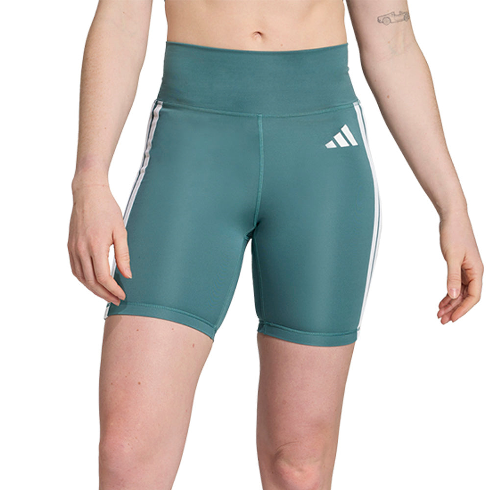 ADIDAS Optime Essentials 3-Stripes กางเกงเลกกิ้งขาสั้นผู้หญิง