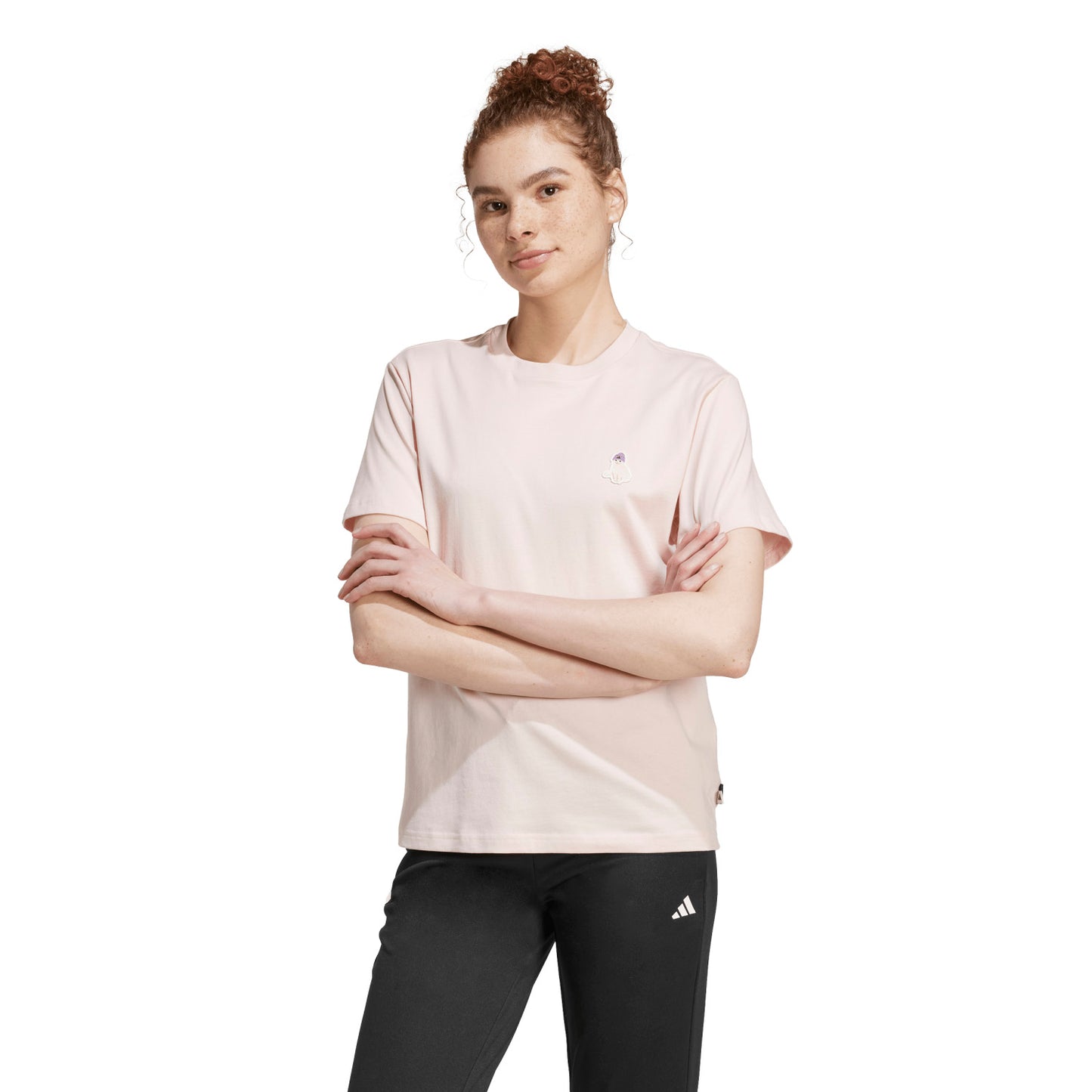ADIDAS Cat Patch3 Graphic เสื้อยืดผู้หญิง