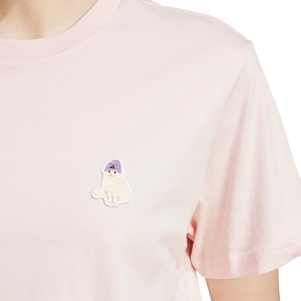 ADIDAS Cat Patch3 Graphic เสื้อยืดผู้หญิง