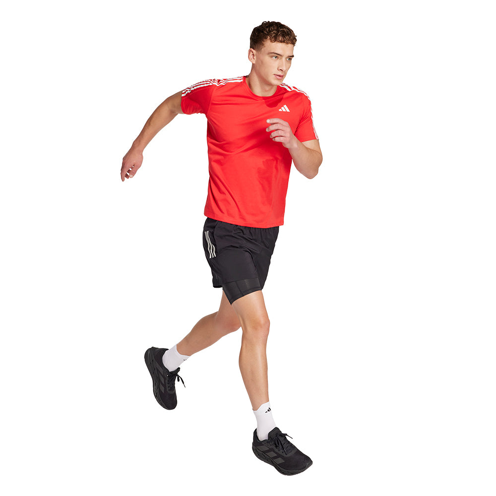 ADIDAS Own the Run 3-Stripes เสื้อวิ่งผู้ชาย