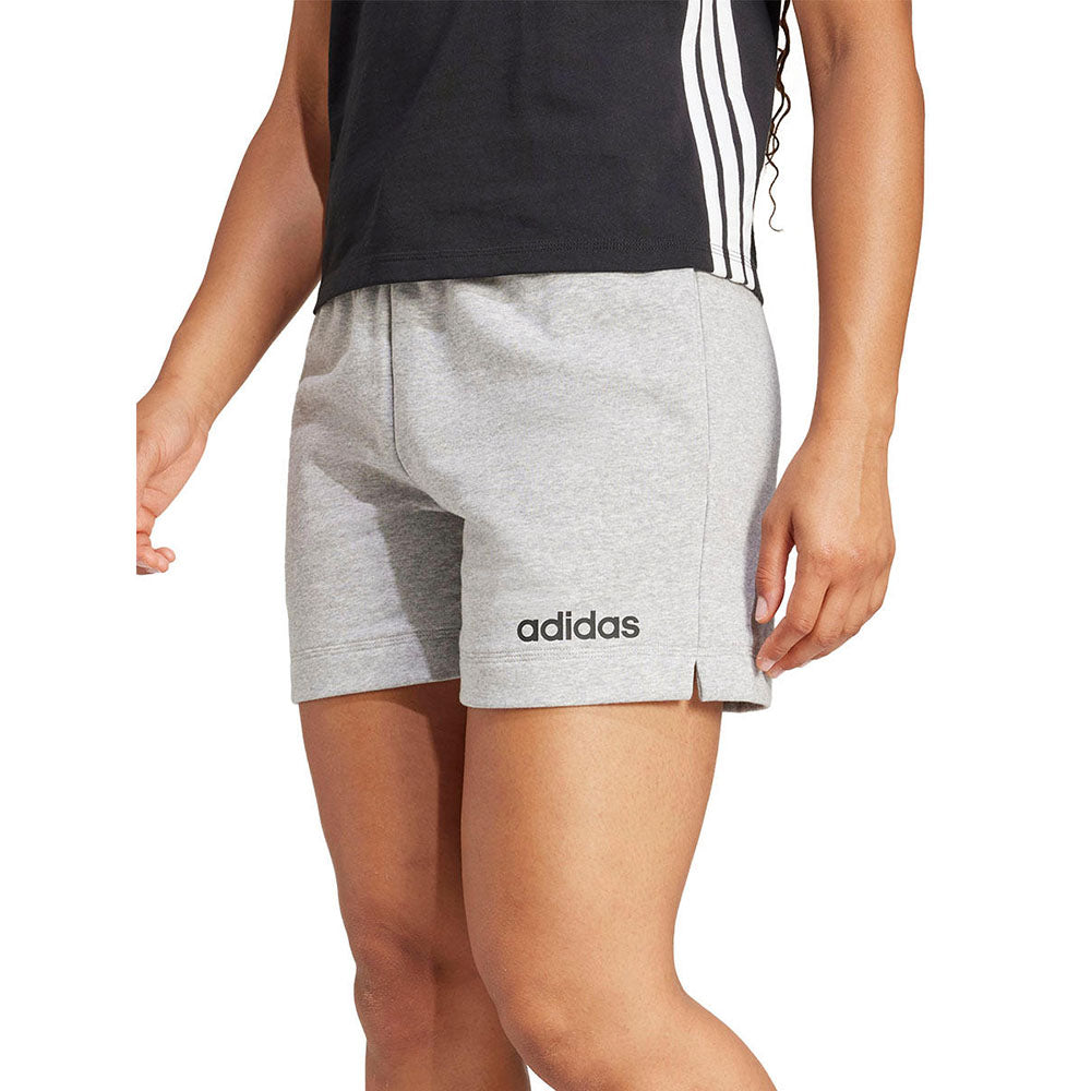 ADIDAS Essentials Linear French Terry กางเกงลำลองขาสั้นผู้หญิง