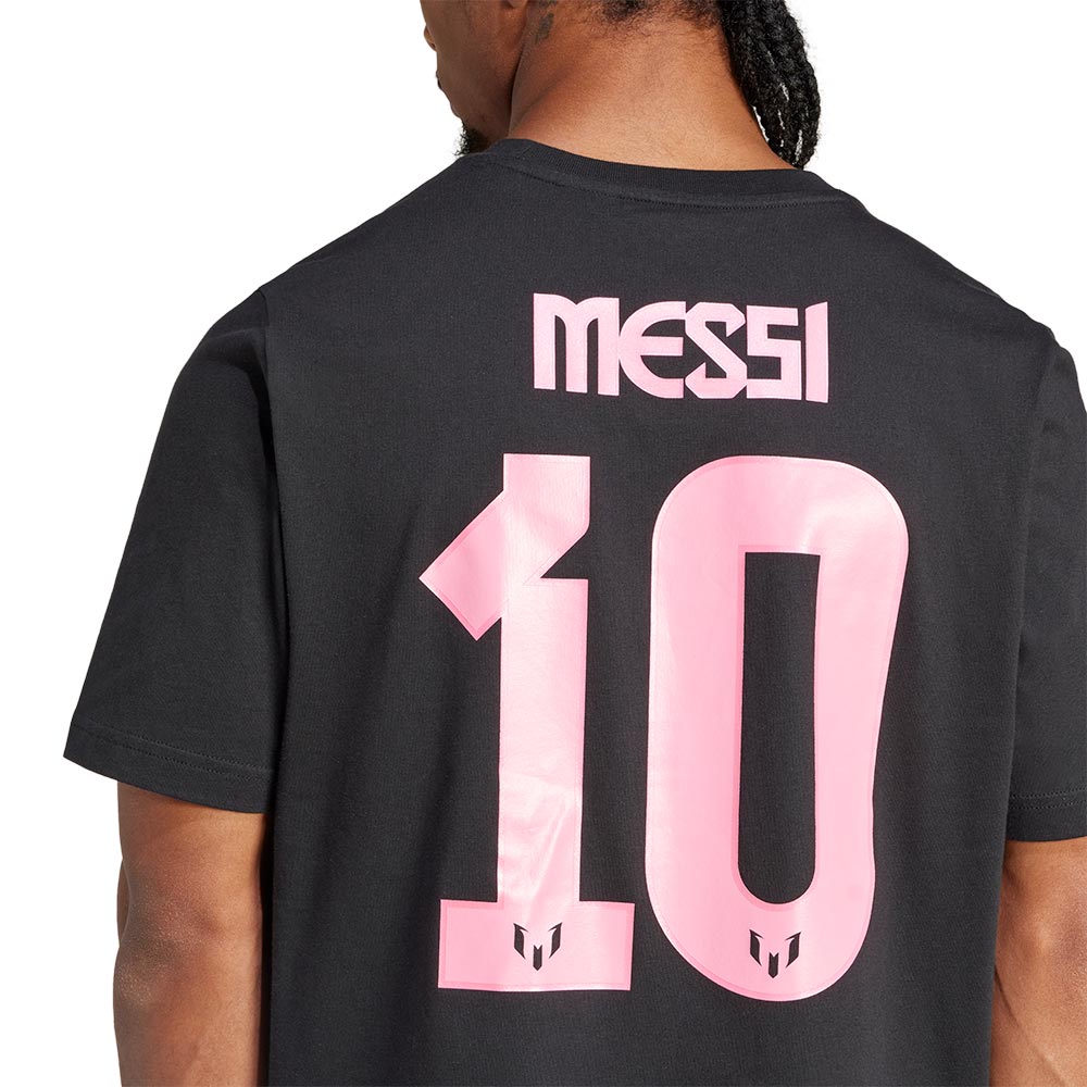 ADIDAS Messi Name and Number Graphic เสื้อยืดฟุตบอลผู้ชาย