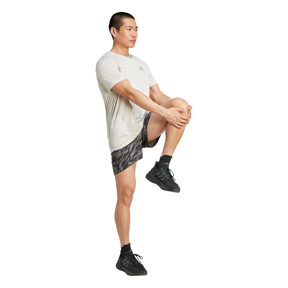 ADIDAS Own The Run Allover Print Men's Running Shorts - Supersports Thailand Supersports Thailand