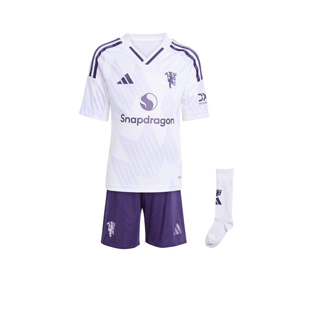 ADIDAS Kids Manchester United Away 2025/26 Jersey Set