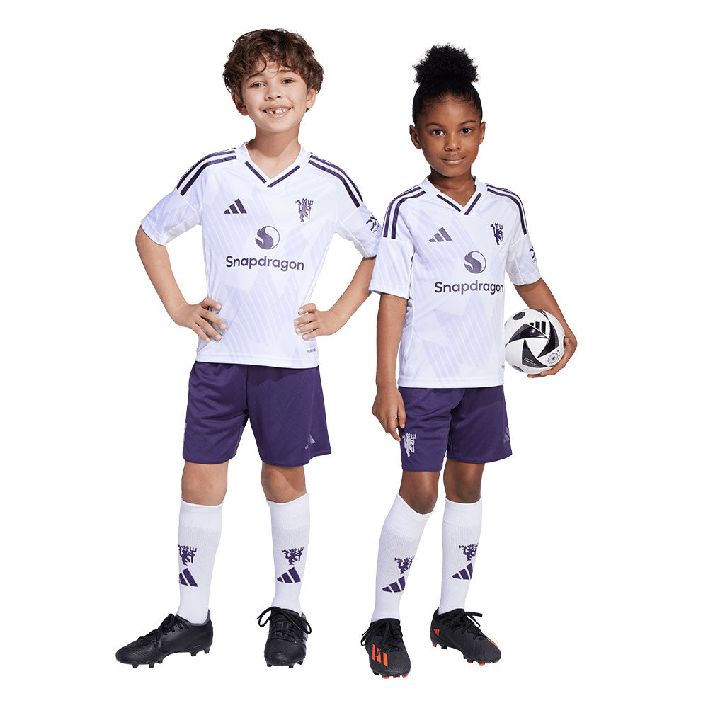 ADIDAS Kids Manchester United Away 2025/26 Jersey Set
