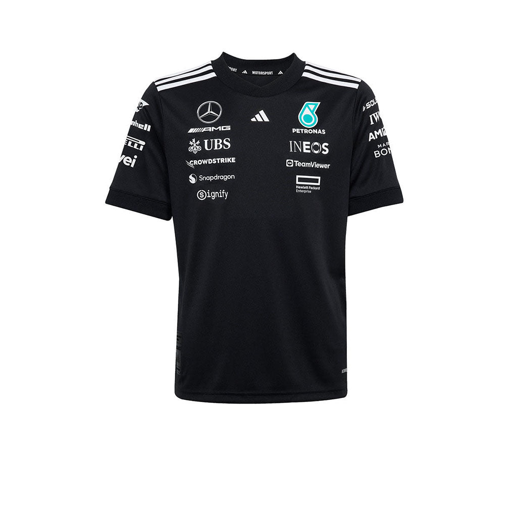 ADIDAS เสื้อแข่งรถเด็กทีมเมอร์เซเดส เอเอ็มจี ปิโตรนาส ฟอร์มูลาวัน