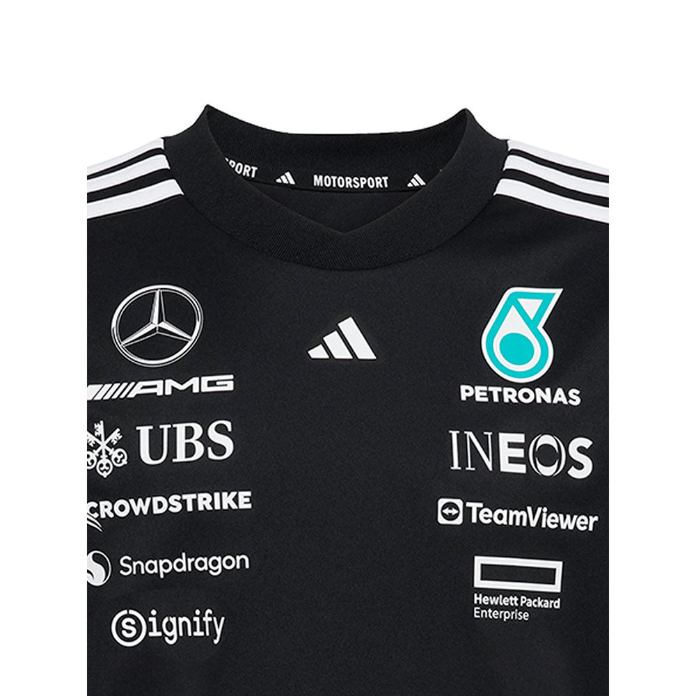 ADIDAS เสื้อแข่งรถเด็กทีมเมอร์เซเดส เอเอ็มจี ปิโตรนาส ฟอร์มูลาวัน