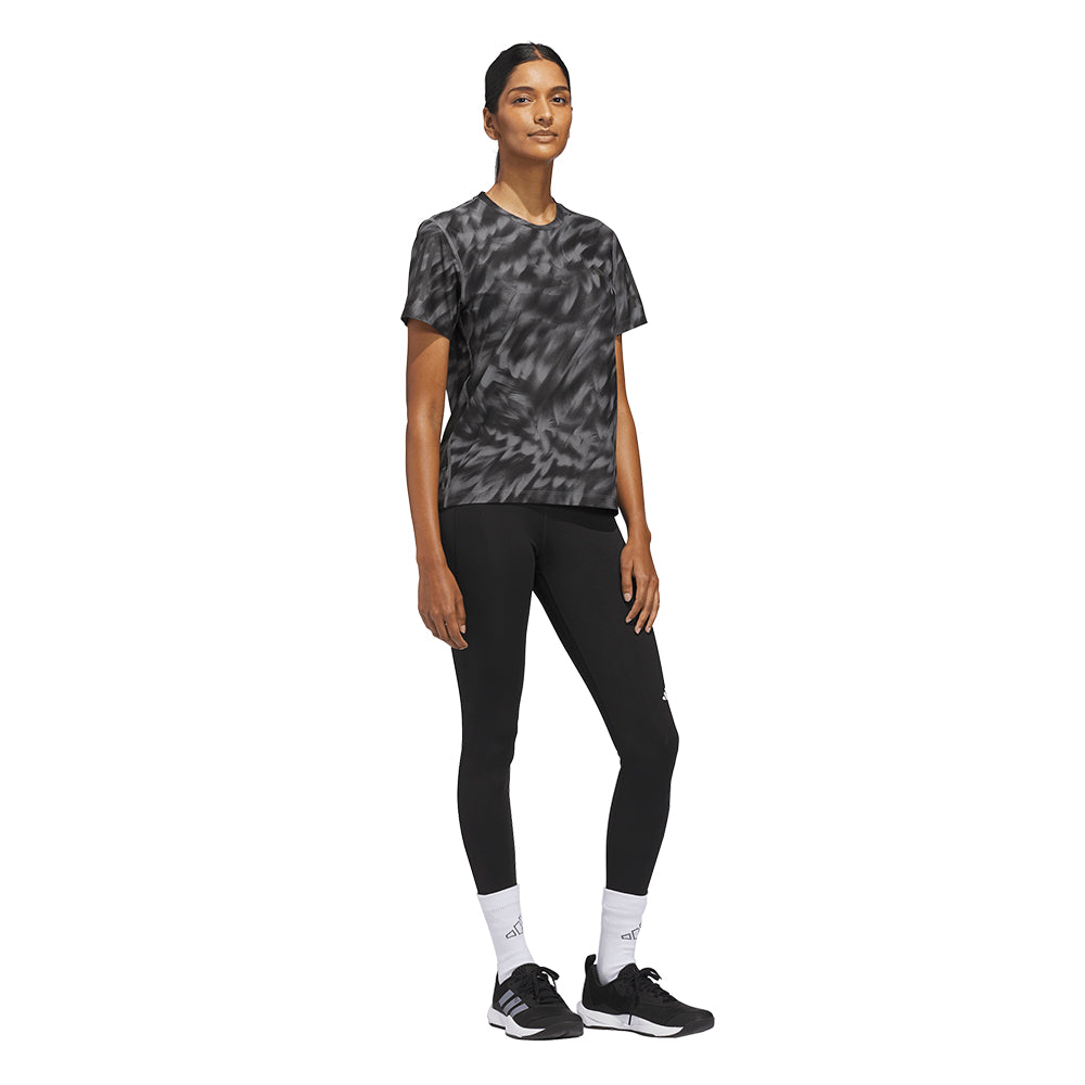 ADIDAS Own The Run Allover Print Women's Running T-Shirt - Supersports Thailand Supersports Thailand