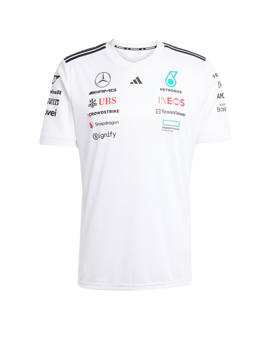 ADIDAS เสื้อแข่งรถผู้ชายทีม Mercedes - AMG Petronas Formula One