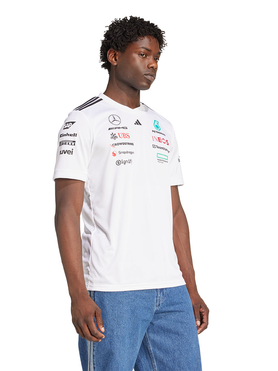ADIDAS เสื้อแข่งรถผู้ชายทีม Mercedes - AMG Petronas Formula One