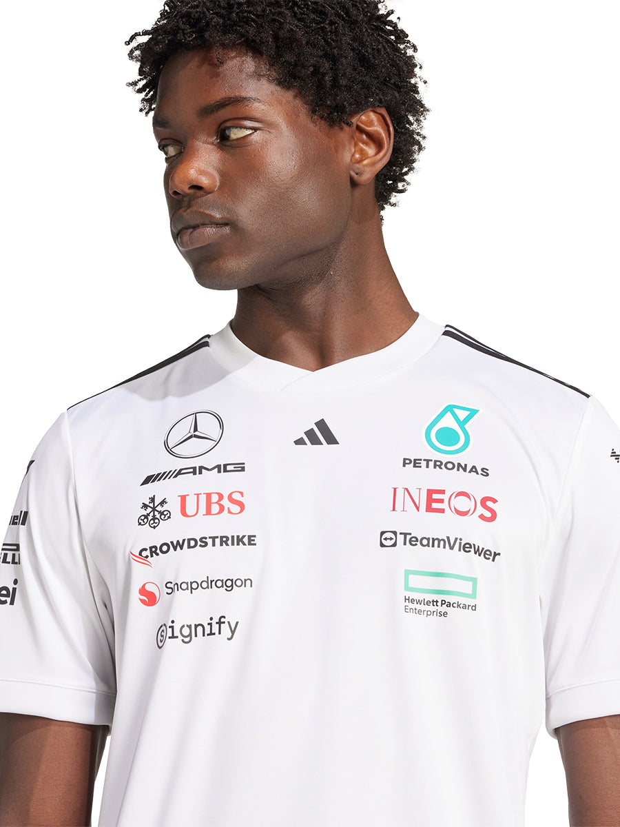 ADIDAS เสื้อแข่งรถผู้ชายทีม Mercedes - AMG Petronas Formula One