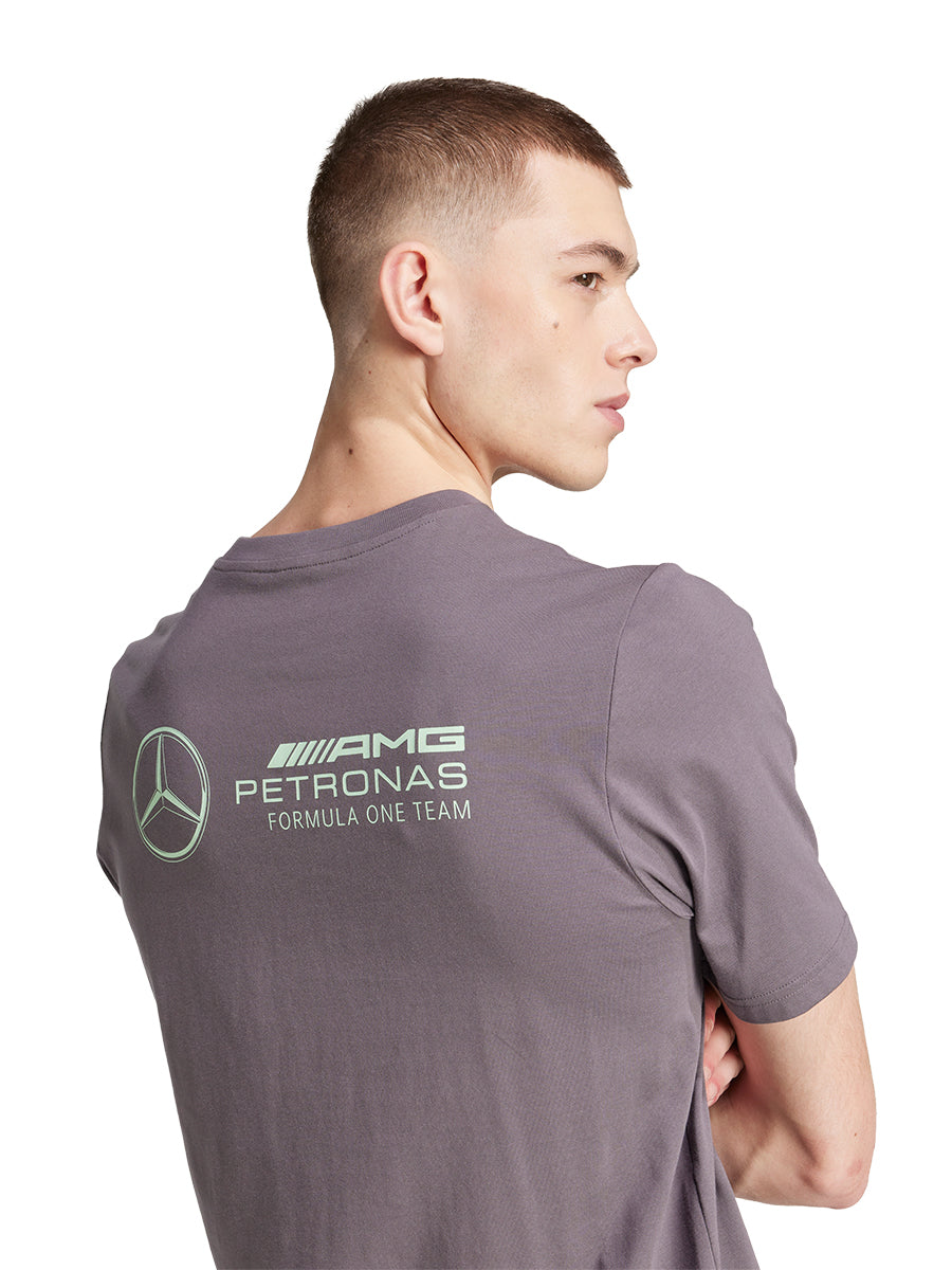 ADIDAS Mercedes - AMG Petronas Formula One Team Premium Woven Graphic เสื้อยืดผู้ชาย