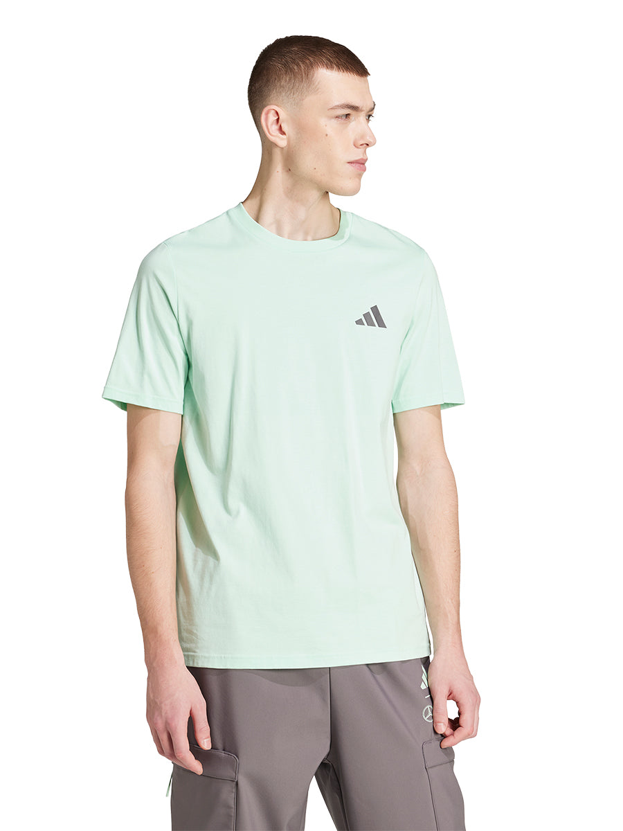 ADIDAS Mercedes - AMG Petronas Formula One Team Premium Woven Graphic เสื้อยืดผู้ชาย