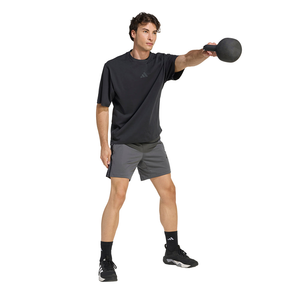 ADIDAS Workout Essentials Base 3-Stripes Pique 7 inch Men's Training Shorts - Supersports Thailand Supersports Thailand