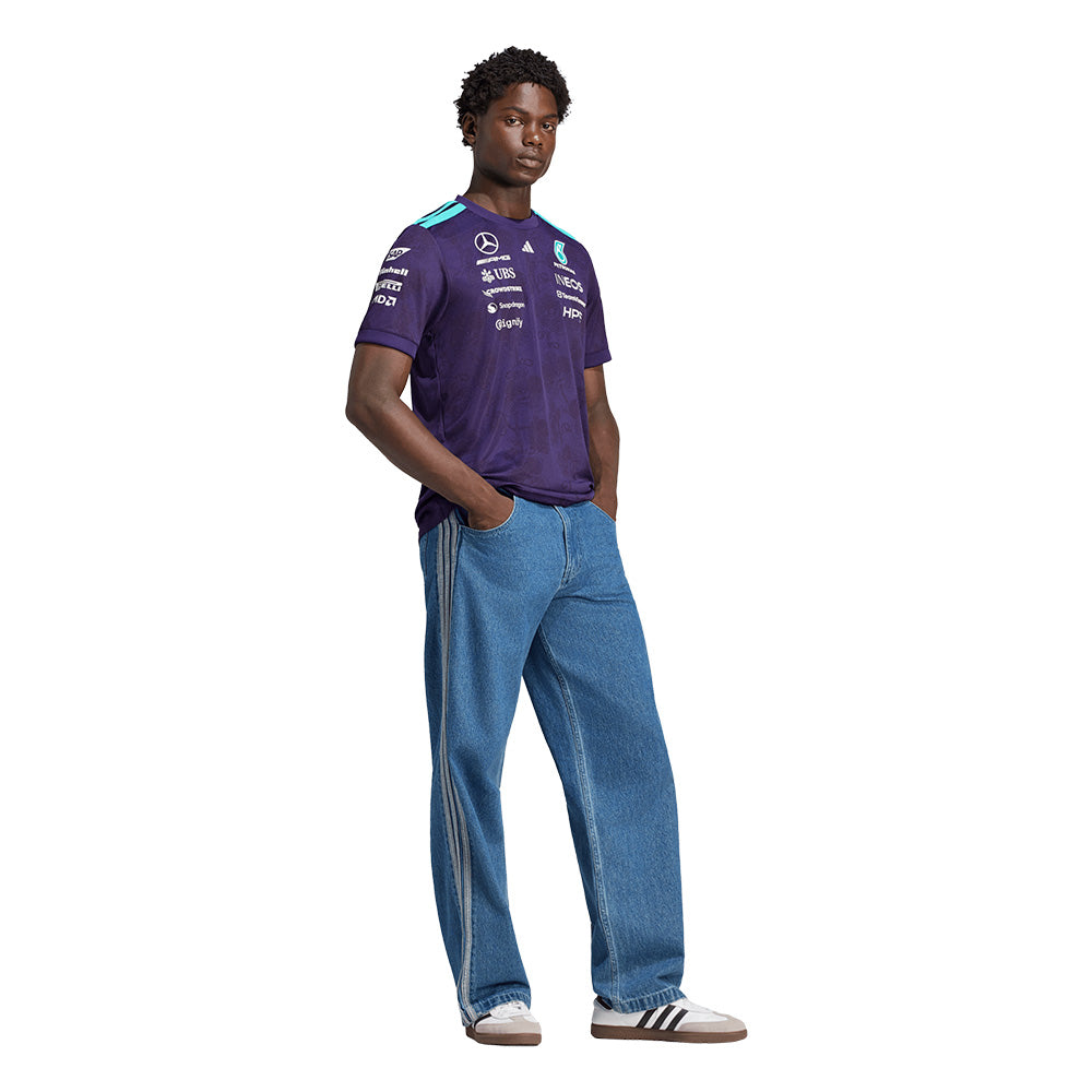 ADIDAS เสื้อแข่งรถผู้ชายทีม Mercedes - AMG Petronas Formula 1 Team Vanda Bloom Supersports Thailand