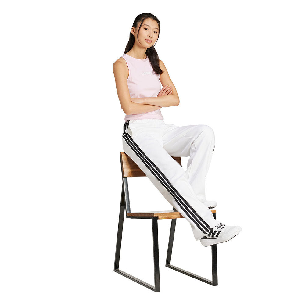 ADIDAS Essentials 3-Stripes Open-Hem Fleece Women's Lifestyle Pants - Supersports Thailand Supersports Thailand