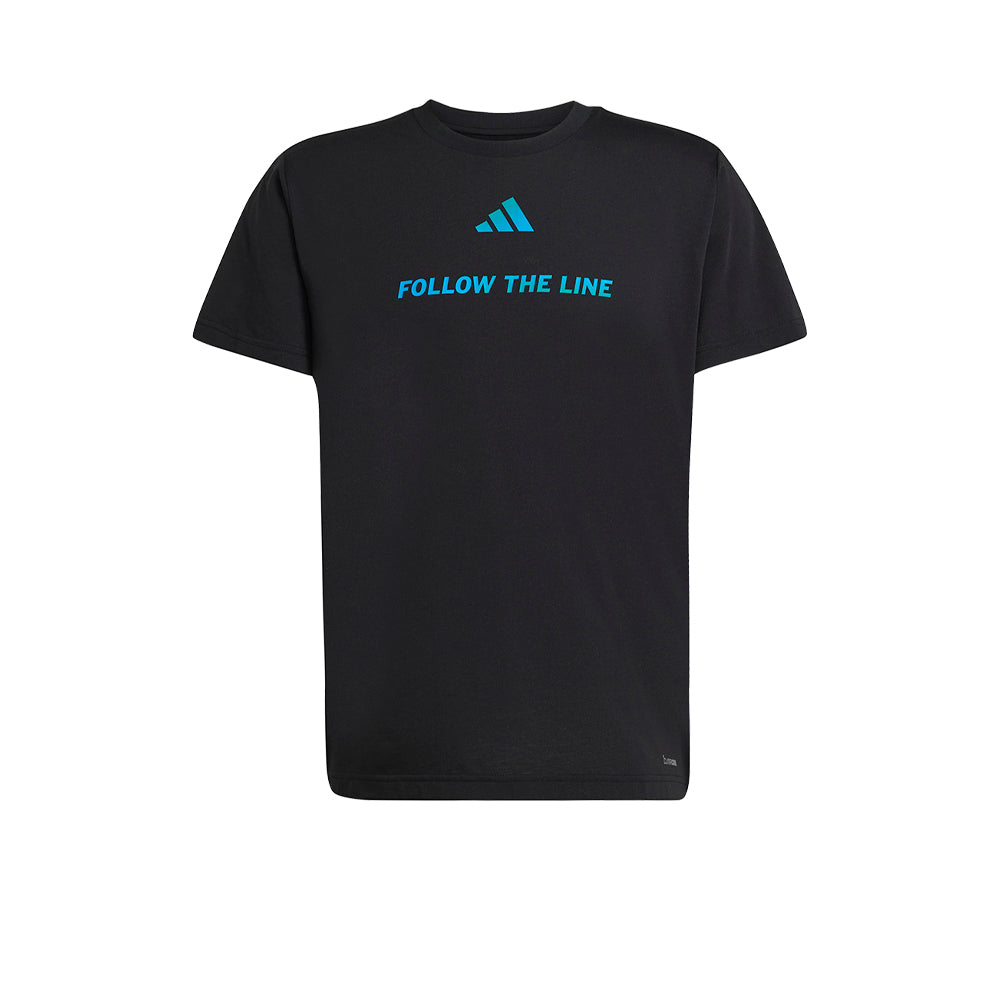 ADIDAS Follow The Line Graphic Unitefit เสื้อวิ่งผู้ใหญ่
