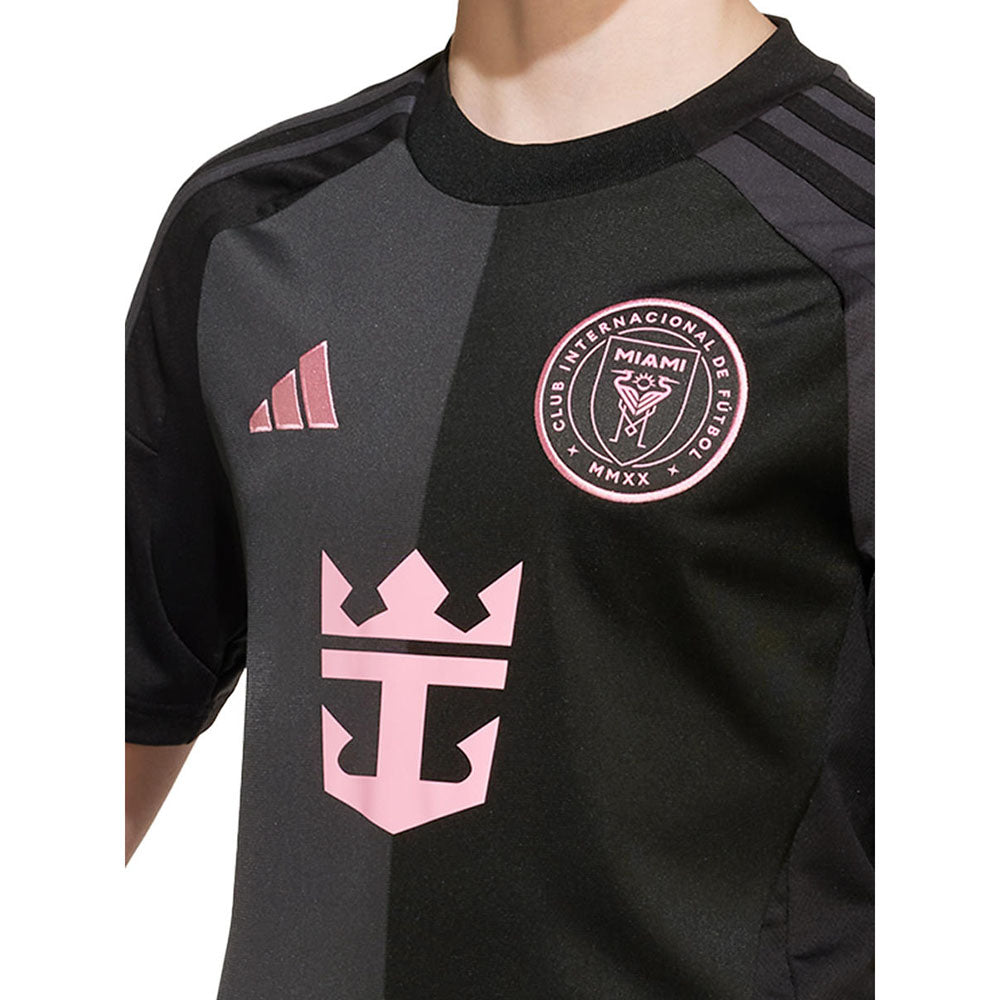 ADIDAS เสื้อแข่งเด็กทีมอินเตอร์ ไมอามี เมซซี ชุดเยือน ฤดูกาล 2025/26