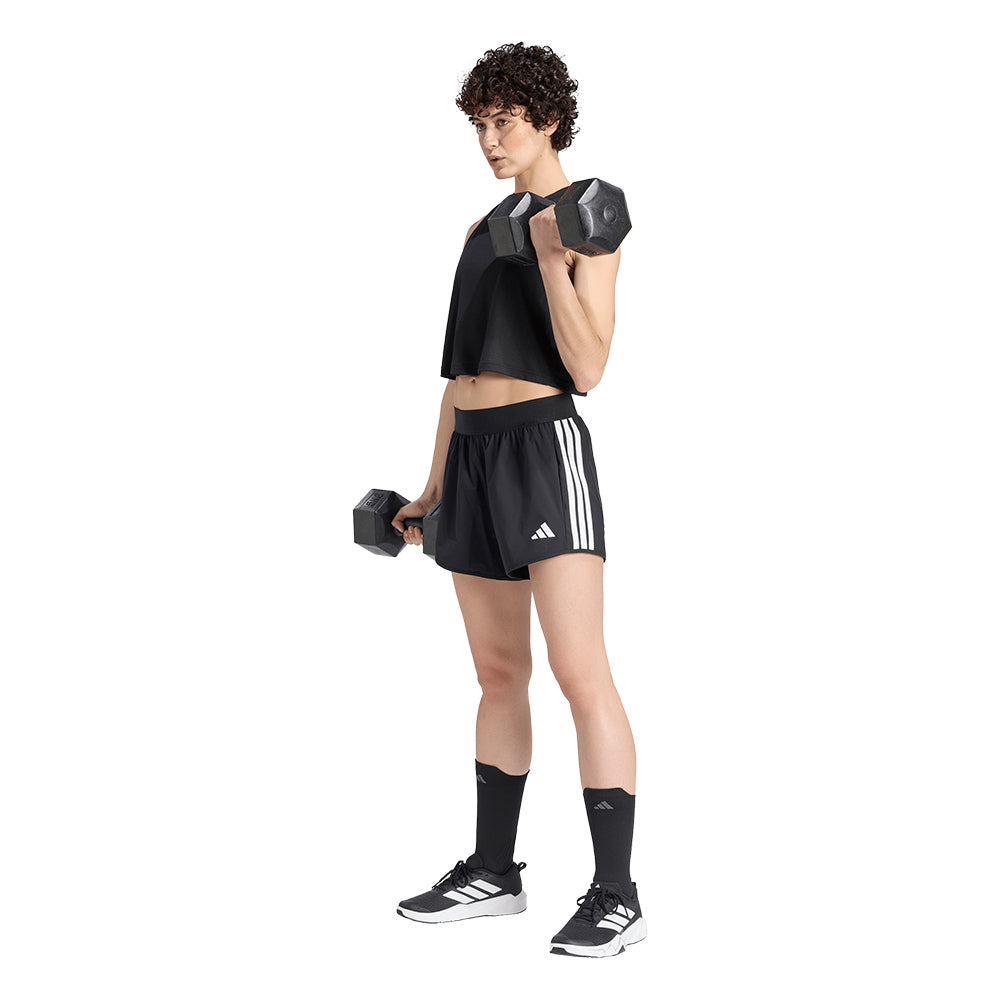 ADIDAS Pacer Workout Flex 3-Stripes Women's Traning Shorts - Supersports Thailand Supersports Thailand