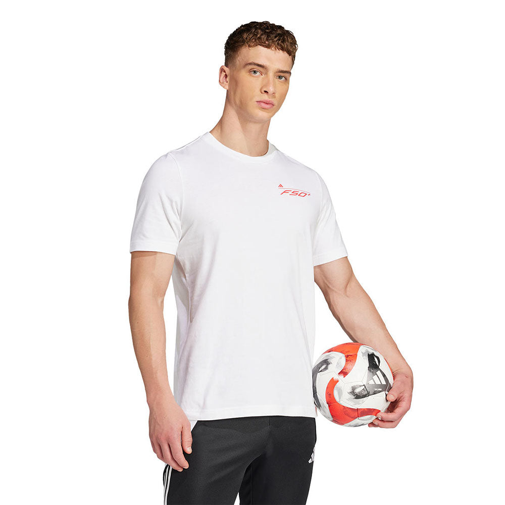 ADIDAS F50 History Graphic Men's Football T-Shirt - Supersports Thailand Supersports Thailand