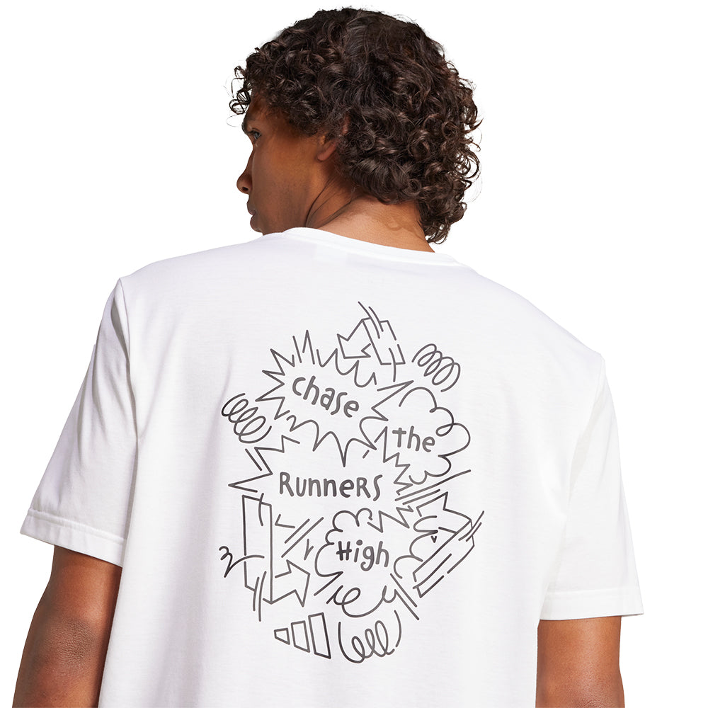 ADIDAS Running Chase The Runners High Graphic เสื้อวิ่งผู้ชาย