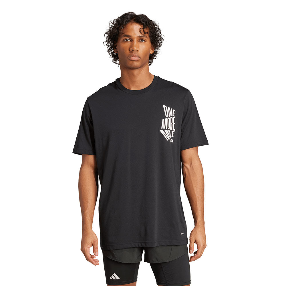 ADIDAS Running One More Mile Graphic เสื้อวิ่งผู้ชาย