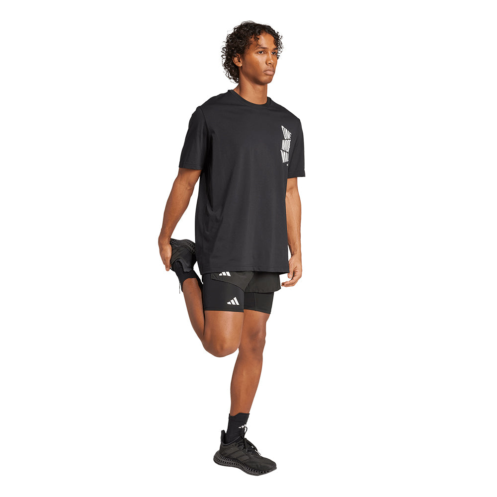 ADIDAS Running One More Mile Graphic เสื้อวิ่งผู้ชาย