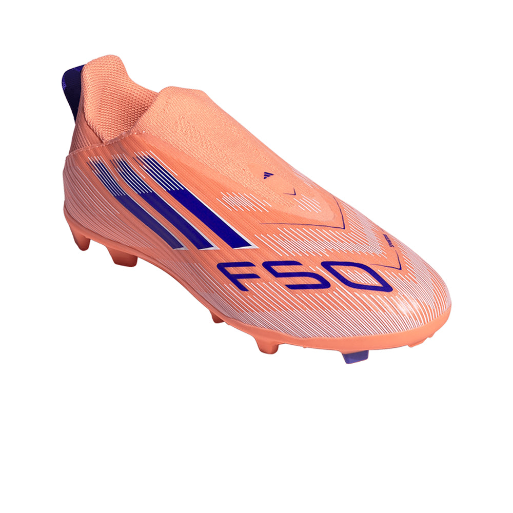 ADIDAS F50 League Laceless MG Kids Football Shoes