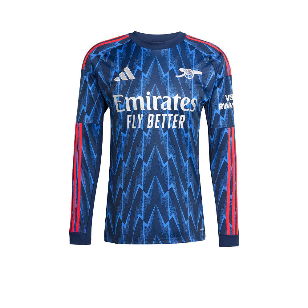 ADIDAS เสื้อแข่งผู้ชายแขนยาวทีมอาร์เซนอล ชุดเยือน ฤดูกาล 2025/26