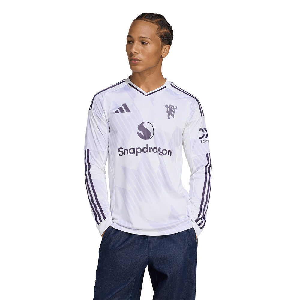 Manchester United adidas ゲームシャツ　長袖シャツ adidas アディダス メンズ サッカー マンチェスター