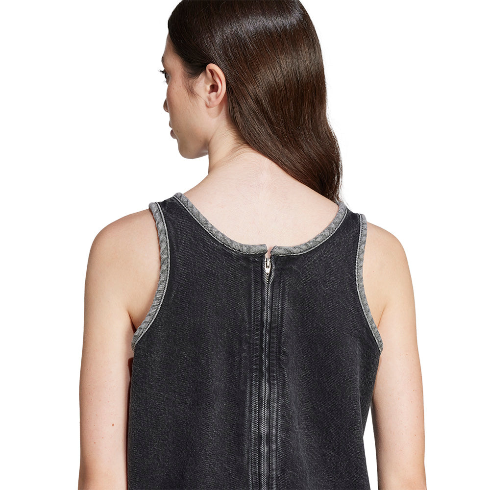 ADIDAS ORIGINALS Adicolor Denim 3-Stripes Tank Women's Dress
