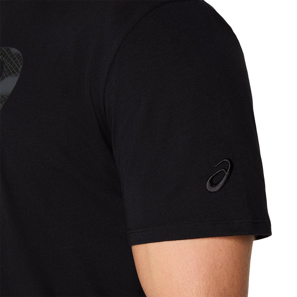 ASICS Spiral Logo Graphic Cotton Blend Tee Men's Running T-Shirt
