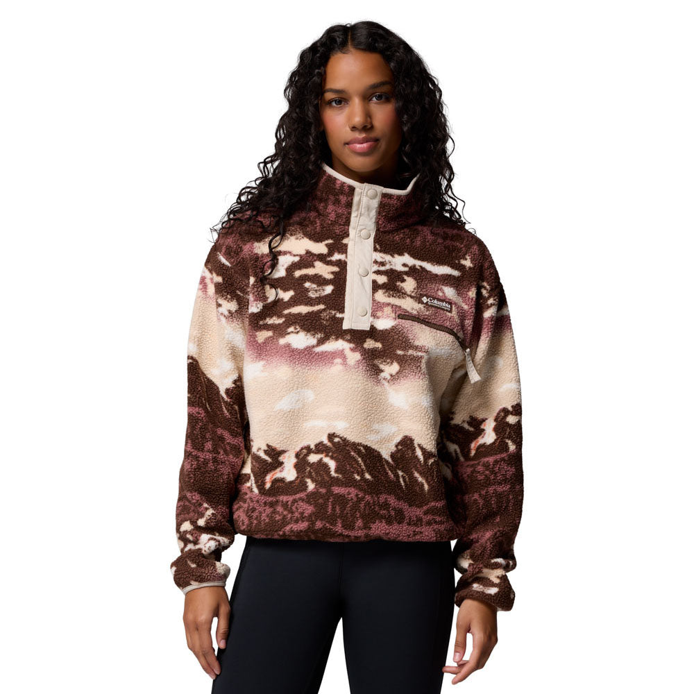 COLUMBIA Helvetia™ II Printed Cropped Half Snap เสื้อลำลองแขนยาวผู้หญิง