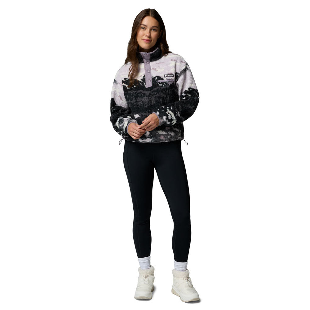 COLUMBIA Helvetia™ II Printed Cropped Half Snap เสื้อลำลองแขนยาวผู้หญิง