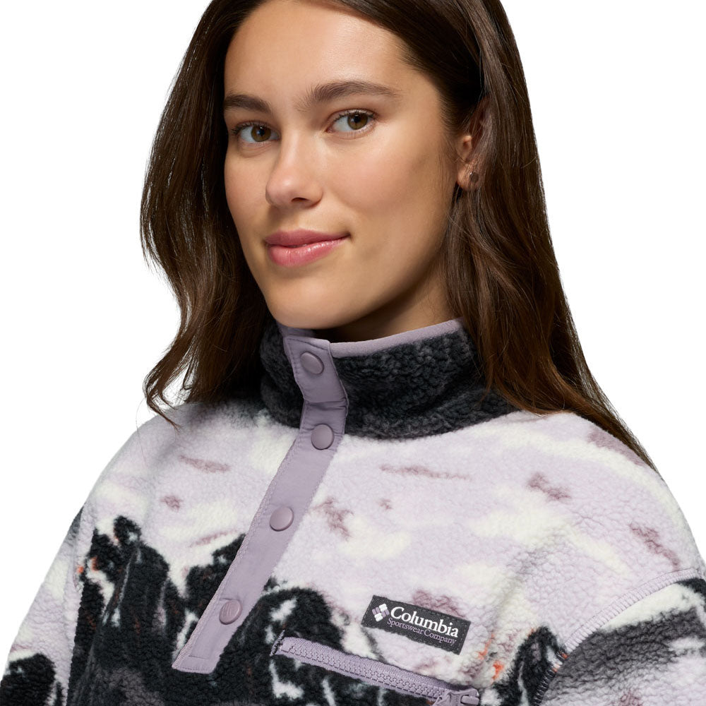 COLUMBIA Helvetia™ II Printed Cropped Half Snap เสื้อลำลองแขนยาวผู้หญิง