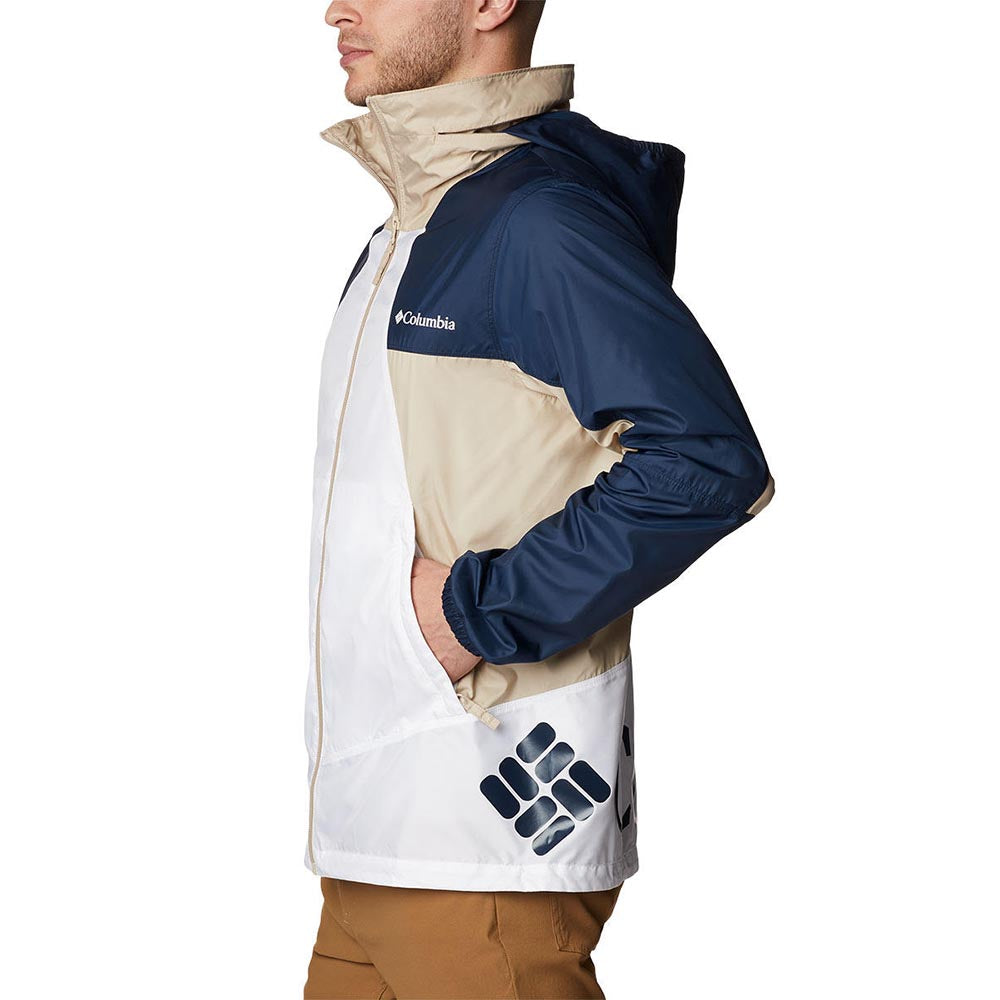 COLUMBIA Point Park Windbreaker เสื้อแจ็คเก็ตผู้ชาย