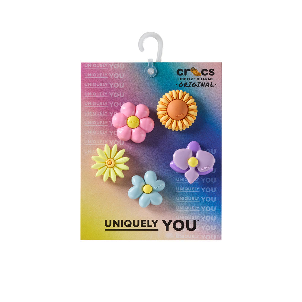 CROCS Jibbitz Puffy Flowers 5-Pack Shoes Charm - Supersports Thailand Supersports Thailand